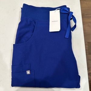 Figs Kade Cargo Scrub Pants, Deep Royal Blue, Size Small
